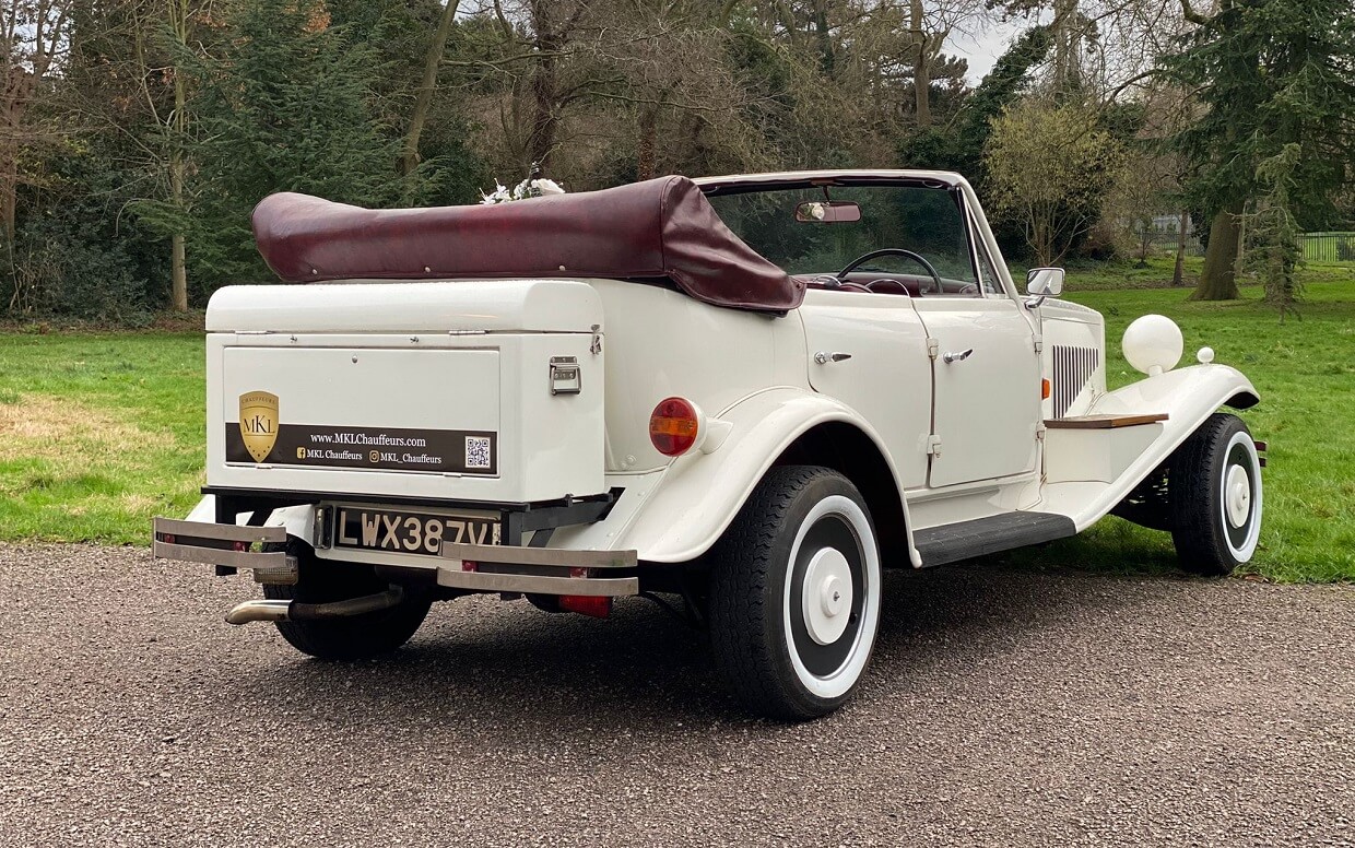 Beauford Convertible Classic Car Hire for Weddings